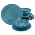 Produktbild: CreaTable 21623 Tafelservice Orient Mandala für 4 Personen, Porzellan (1 Set, 12-teilig)