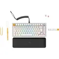 Produktbild: Glorious GMMK Pro Gaming Tastatur, Hot-Swap, RGB - Glorious Fox Switch weiß Pre-built