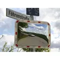 Produktbild: Verkehrsspiegel TopView 60x40 Überwachungsspiegel Spiegel Rohrhalterung