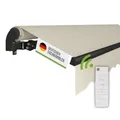 Produktbild: empasa Elektrische Gelenkarmmarkise 'Start Plus' Markise Sonnenmarkise Sonnenschutz, komplett vormontiert, Verschiedene Größen und Farben