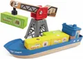 Produktbild: Hape Frachtschiff & Hafenkran, Eisenbahn-Set, ab 3 Jahren