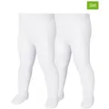 Produktbild: Playshoes 2er-Set: Strumpfhosen in Weiß - 50/56