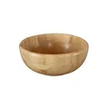 Produktbild: Pandoo Bambus Schüsseln Set | Obstschale, Salatschüssel, Geschirr | Obstkorb, Holzschale, Bowl Deko Schalen (Ø 14 cm)