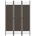 Produktbild: vidaXL 3-tlg. Raumteiler Anthrazit 120 x 180 cm