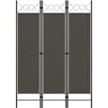 Produktbild: vidaXL 3-tlg. Raumteiler Anthrazit 120 x 180 cm
