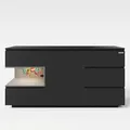 Produktbild: phoenix group AG Minecraft - Sideboard mit 5 Schubladen, 1 Tür und 1 Konsolenfach, Schwarze Carbon Optik