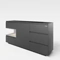 Produktbild: MINECRAFT - Sideboard mit 5 Schubladen, 1 Tür und Konsolenfach, Kommode