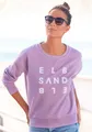 Produktbild: Elbsand Sweatshirt Ylva mit Logodruck, sportlich-casual