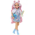 Produktbild: Barbie Dream Besties Puppe und Accessoires, bewegliche Daisy Jean-Modepuppe mit ausziehbaren Moden und welligem, pinkem Haar, 9 Teile zum Thema DJ und Musik, JDD74