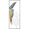 Produktbild: Wanddeko, Blau, Gelb, Grau, Metall, 28.60x74.30x2.5 cm, Dekoration, Skulpturen & Dekoobjekte, Wanddeko