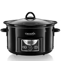 Produktbild: Crock-Pot Schongarer | 4,7 l (bis zu 5 Personen) | programmierbare Zeitschaltuhr | Schwarz [SCCPRC507B]
