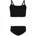 Produktbild: Aquarti Bustier-Bikini Aquarti Mädchen Bikini Set Bustier Bikinislip Zweiteiliger Badeanzug schwarz 158