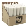 Produktbild: luterna Stabkerzen aus Paraffin, 100/22 mm, Elfenbein, KERZENFARM HAHN, Brenndauer ca. 4h, 25 Stück pro Verpackung