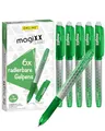 Produktbild: Online Radierstift magiXX, 6x I Gelschreiber Grün mit 0,7mm Strichstärke I Tintenroller radierbar zum Schreibenlernen & Büro, I Erasable Pen Set I Radierbarer Kugelschreiber Studenten, Schüler
