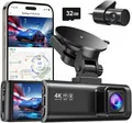 Produktbild: REDTIGER Dashcam Auto Vorne Hinten 4K/2,5K mit GPS WiFi, Dash Cam Schwarz 