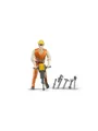 Produktbild: Bruder Construction worker with accessories