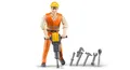Produktbild: Bruder 60020 - Bauarbeiter mit Zubehör