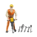 Produktbild: Bruder Bauarbeiter mit Zubehör 60020 (10,99 EUR/Stück)