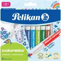 Produktbild: Pelikan Textilmarker colorella 12er Kartonetui