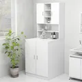 Produktbild: Waschmaschinenschrank Weiß 70,5x25,5x90 cm