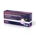 Produktbild: Doxylamin Dexcel 25 mg zur Kurzzeitbehandlung von Schlafstörungen bei Erwachsenen, 20 St. Tabletten