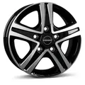 Produktbild: BORBET DESIGN CWD black glossy polished 6.0Jx16 5x130 ET68 3000143358