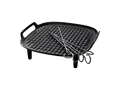Produktbild: PHILIPS HD9946/00 Airfryer Zubehör mit Spießen (kompatibel Philips HD9270 / HD9280 NA130 NA23x NA33x) Grillkit Schwarz/Silber