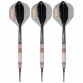 Produktbild: Softdart, bronze silber schwarz, 97,5% Tungsten, 18 Gramm