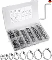 Produktbild: 100 Stk Schlauchschellen Set, Einstellbare 8-44 mm Schlauchschelle, Edelstahl
