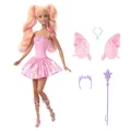 Produktbild: Barbie Fantasy Feenpuppe mit Farbwechsel-Flügeln und -Outfit, Spielzeugzauber...