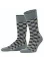 Produktbild: FALKE Socken Tagessocke Crew Smart Check (modisches Design, Baumwolle) dustgrau