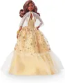 Produktbild: Barbie Anziehpuppe Barbie Signature 2023 Holiday Puppe 35. Edition goldlenes Kleid 6+