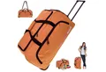 Produktbild: Spear Bags Trolley Cruiser Reisetasche 85 L 68 cm Trolly mit Schultergurt, Reise Tasche Rollen Schuhfach Damen Herren + Koffergurt