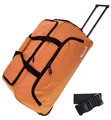 Produktbild: Reisetasche Damen Trolley 85 L XL Koffer Reisetrolley groß Spear 910 Orange +g