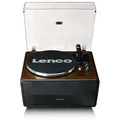 Produktbild: Lenco LS-470WA Plattenspieler (Riemenantrieb, Bluetooth®, Plattenspieler Walnuss, BT, 70W RMS, AT Cartridge, Riemenantrieb) braun