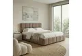 Produktbild: IDIMEX Polsterbett EMILIA, Bett 140x200 cm mit Lattenrost und gepolsterter Steppung Braun