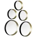 Produktbild: MIRRORS AND MORE Spiegel Lia Gold, Schwarz Gold /