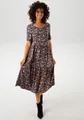 Produktbild: Aniston CASUAL Sommerkleid mit farbenfrohen Blumendruck