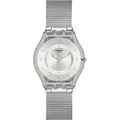 Produktbild: Swatch Skin SS08M100M Metal Knit Again Uhr Ultradünne Quarzuhr aus biologisch er
