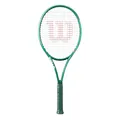 Produktbild: Wilson Blade 100L V10 Performance Tennisschläger für Erwachsene, Griffgröße 6,4 cm, bespannt mit Sensation 16 Natural bei mittlerer Spannung