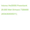 Produktbild: Intenso He20000 Powerbank 20.000 Mah Schwarz 7350050 (4034303035311)