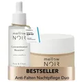 Produktbild: mellow NOIR Anti-Falten Nachtpflege Duo - Hyaluronserum mit täglicher Nachtcreme