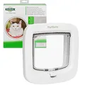 Produktbild: PetSafe Katzenklappe mit manueller Verriegelung, Haustiere bis 8 kg, Weiß