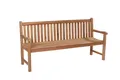 Produktbild: Gartenbank Colorado Teak Sitzbank Bank Gartenmöbel 120x55x92cm