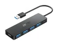 Produktbild: acer USB 3.0 HUB mit USB-C-Stromversorgung, Ultra Slim Multiport Hub 4 Ports USB 3.0 Adapter für PC, Laptop, Tastatur, Maus, HDD, MacBook Pro/Air, iMac, Surface Pro, macOS, Windows, Linux usw. - 20cm