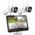 Produktbild: LUVISION Dual WLAN PTZ Überwachungssystem mit Monitor 5MP, Mikrofon, Sirene, Nachtsicht, KI Bewegungsverfolgung