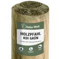 Produktbild: HaGa Holzpfahl - 5cmØ | 150cm Höhe | 1 STK. - Rundholz Pfahl aus Kiefer für Zaun - Weidezaunpfähle - Zaunelemente für Holzzaun, Hundezaun, Weidezaun, Gartenzaun