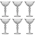 Produktbild: Nachtmann Cocktailschale Palais 230 ml, Kristallglas mit Schliffdesign (6 Stück) - Transparent