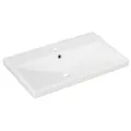 Produktbild: Fackelmann 80001 Waschbecken 70 cm weiß Keramik Waschtisch Waschplatz