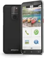 Produktbild: emporiaSMART.5 Mini, Seniorenhandy, 4G Volte, Senioren Smartphone ohne Vertrag, Mobiltelefon mit Notruftaste, 4,95-Zoll-Display, Android 13, 13 MP Kamera, Schwarz, E5mini/E5m 001